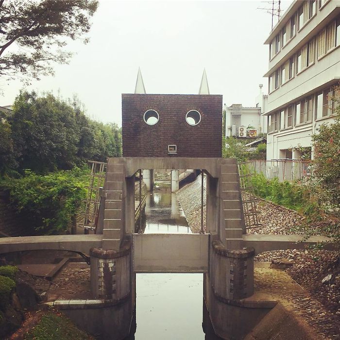 Robot Water Gate Resembles A Cat