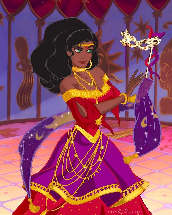 Artist Gives Disney Princesses A New Look (9 Transformations)