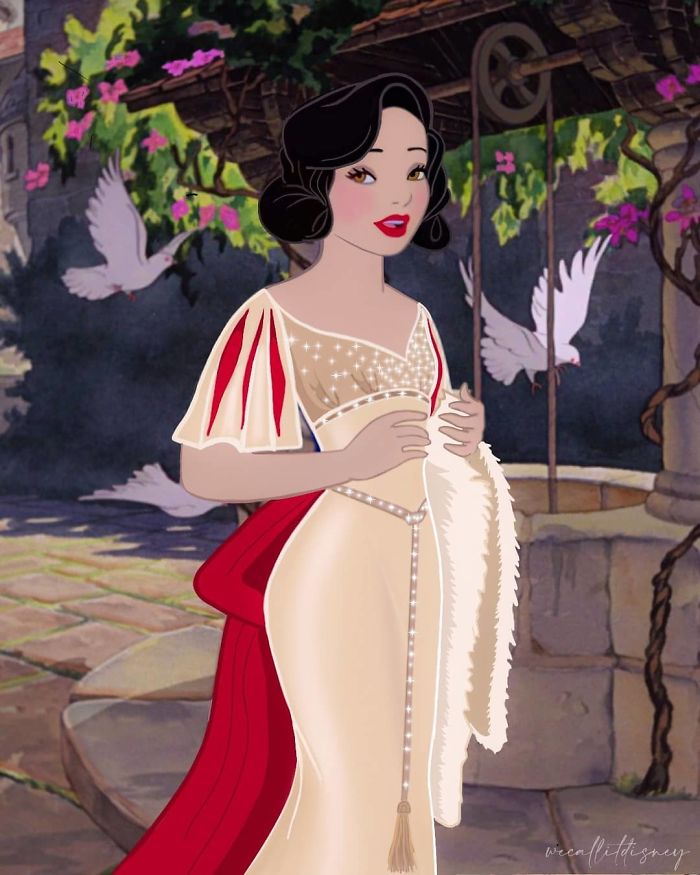 Artist Gives Disney Princesses A New Look (9 Transformations)