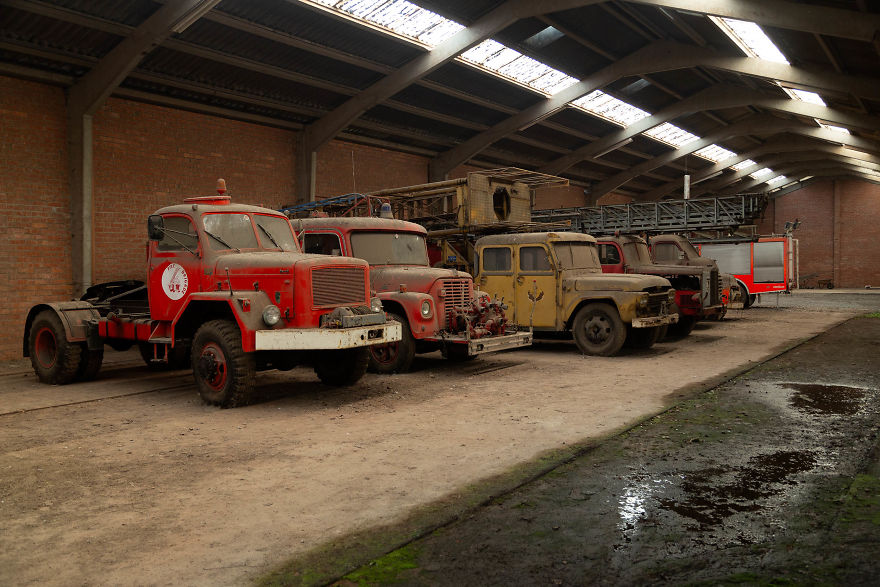 I Capture A Mysterious Cemetery Of Fire Trucks