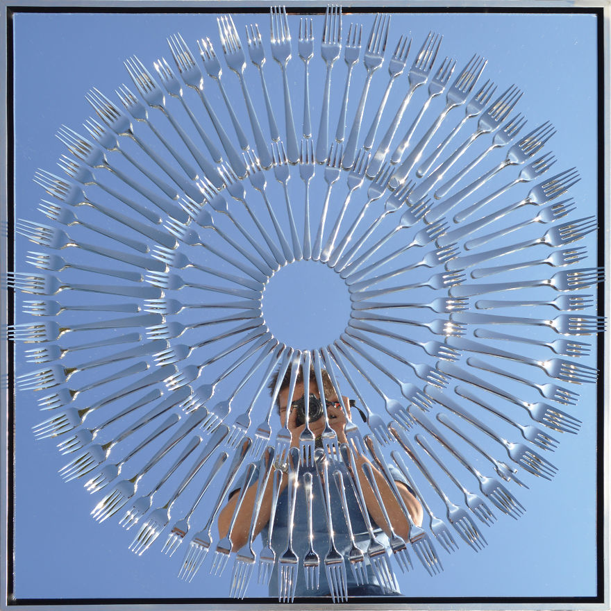 I Make Circles Out Of Cutlery And LED Lighting To Produce These 36 Spectacular Images