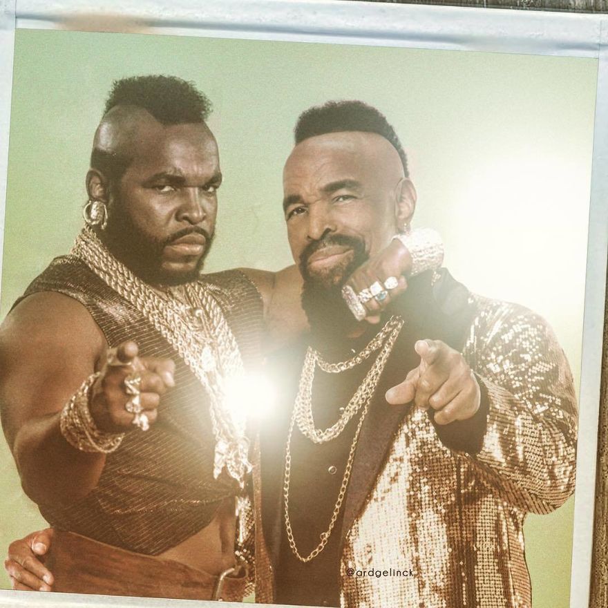 Lawrence Tureaud And Mr. T From The A-Team