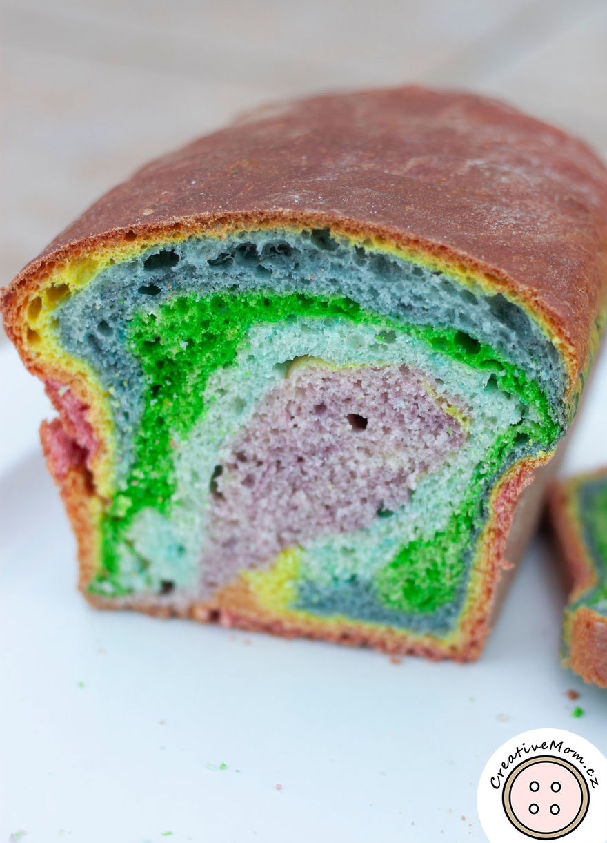 Our Breakfasts Are So Colorful With This Rainbow Bread