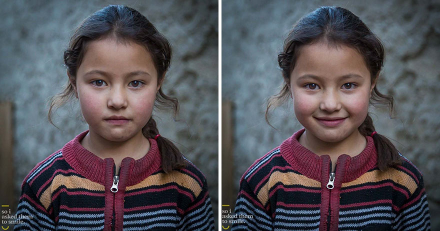 Photographer For 7 Years Shows How A Smile Can Transform A Person