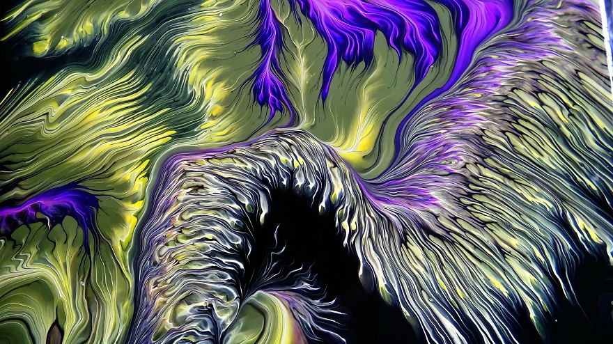 Wandering Straight Pour Over Failed Pour ~ Acrylic Pour Painting ~ Fluid Art Technique Wandering Straight Pour Over Failed Pour ~ Acrylic Pour Painting ~ Fluid Art Technique