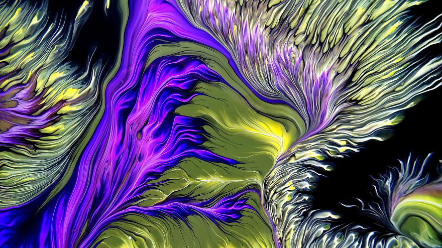 Wandering Straight Pour Over Failed Pour ~ Acrylic Pour Painting ~ Fluid Art Technique Wandering Straight Pour Over Failed Pour ~ Acrylic Pour Painting ~ Fluid Art Technique