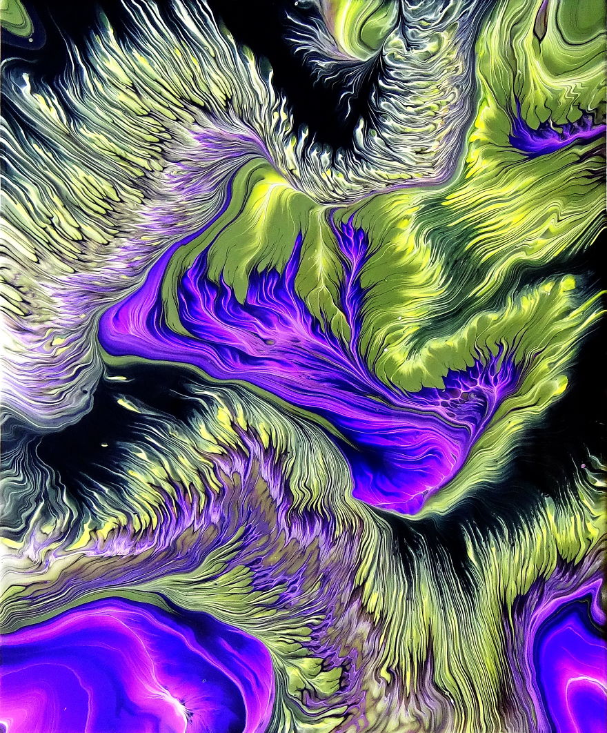 Wandering Straight Pour Over Failed Pour ~ Acrylic Pour Painting ~ Fluid Art Technique Wandering Straight Pour Over Failed Pour ~ Acrylic Pour Painting ~ Fluid Art Technique