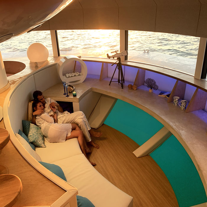 This Floating Pod Is A Certified Boat With Accommodation Inside That Can Be Used For Sailing