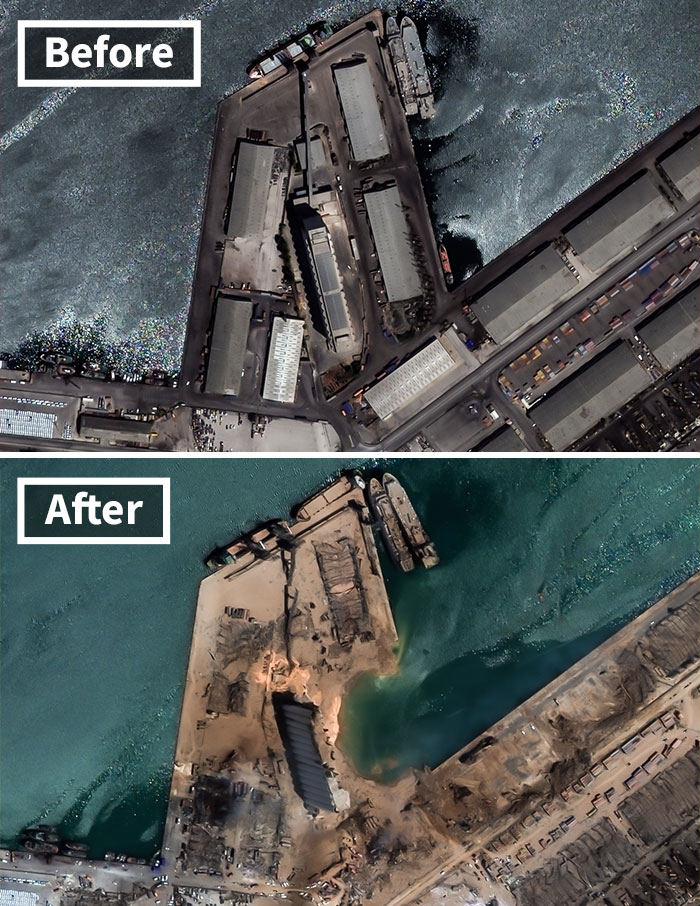 5 Satellite Images Of Beirut Reveal Just How Vast The Damage Caused By The Recent Explosion Is