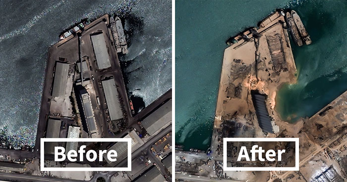5 Satellite Images Of Beirut Reveal Just How Vast The Damage Caused By The Recent Explosion Is