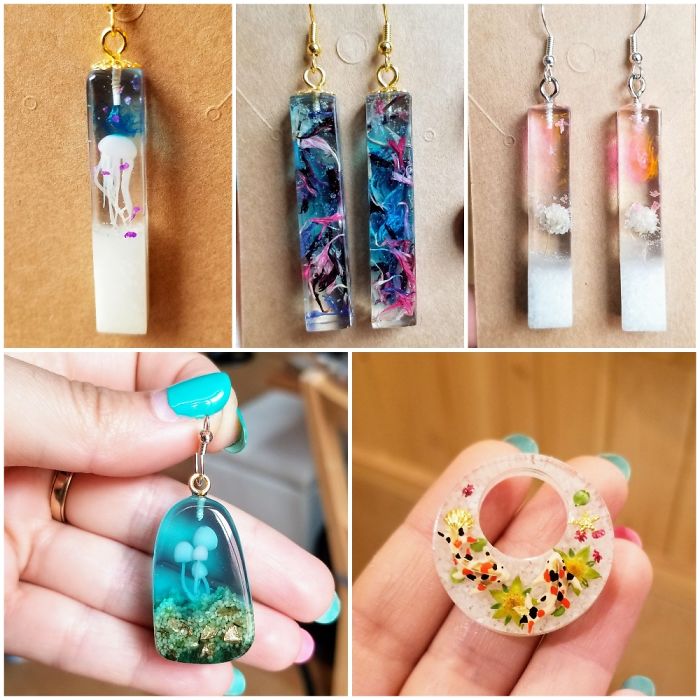 I Make Resin Jewellery In My Spare Time