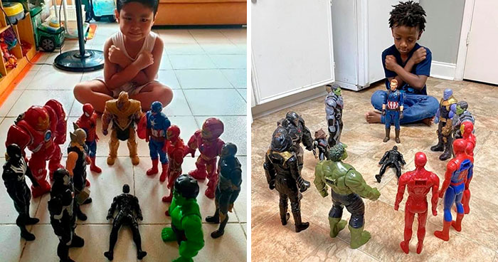 Kids Are Honoring Late Black Panther With Action Figure Memorials And Here Are 20 Of The Most Heartbreaking Photos