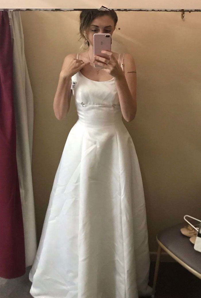 Just Got My Wedding Dress At An Op-Shop For $20