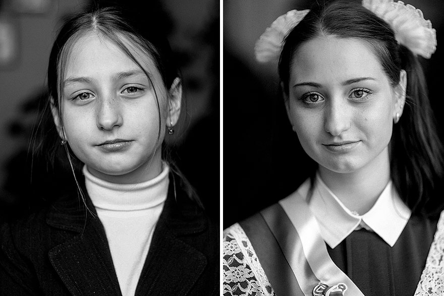 9 Pics Of The Same People 6.5 Years Apart Show How Fast Children Grow