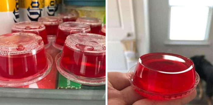 Let Your Jell-O Shots Set Upside Down On The Lid To Make It Easier To Take