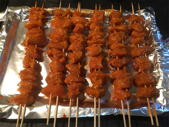 Grilling Meat On A Skewer? Use Two Skewers So They Don’t Turn Back Once You Flip Them