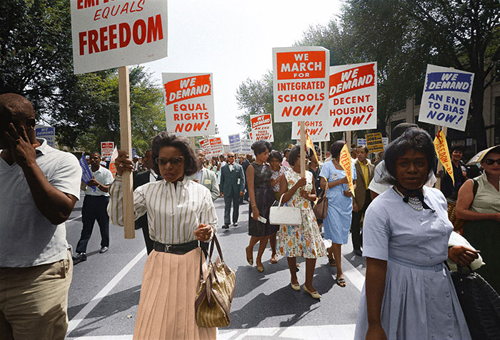 My 20 Colorized Photos Of The Civil Rights Movement In 1963