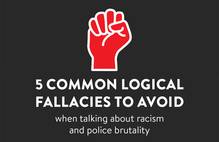 Woman Shows Examples Of 5 Common Logical Fallacies Being Used Against The Black Lives Matter Movement