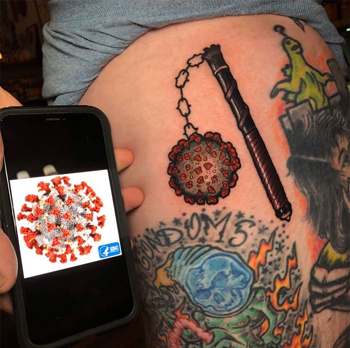 Coronavirus-Tattoos