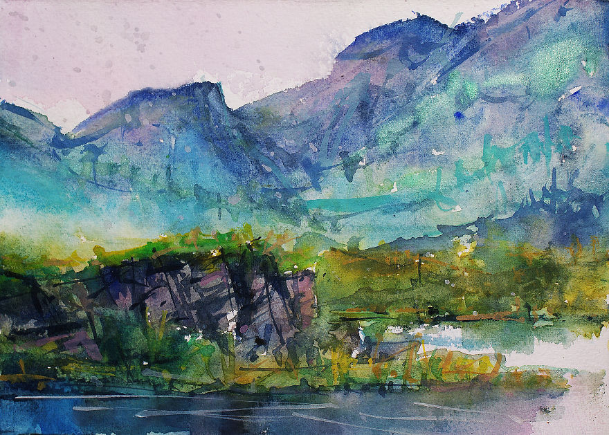 Ireland In Sketches & Watercolors