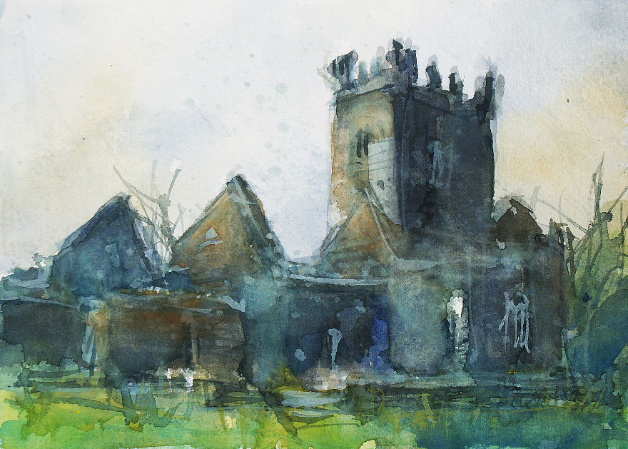 Ireland In Sketches & Watercolors