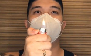 This Guy Did A Simple Test To Show How Effective Different Masks Are