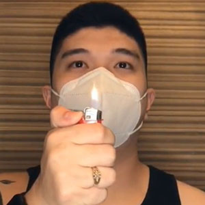 This Guy Did A Simple Test To Show How Effective Different Masks Are