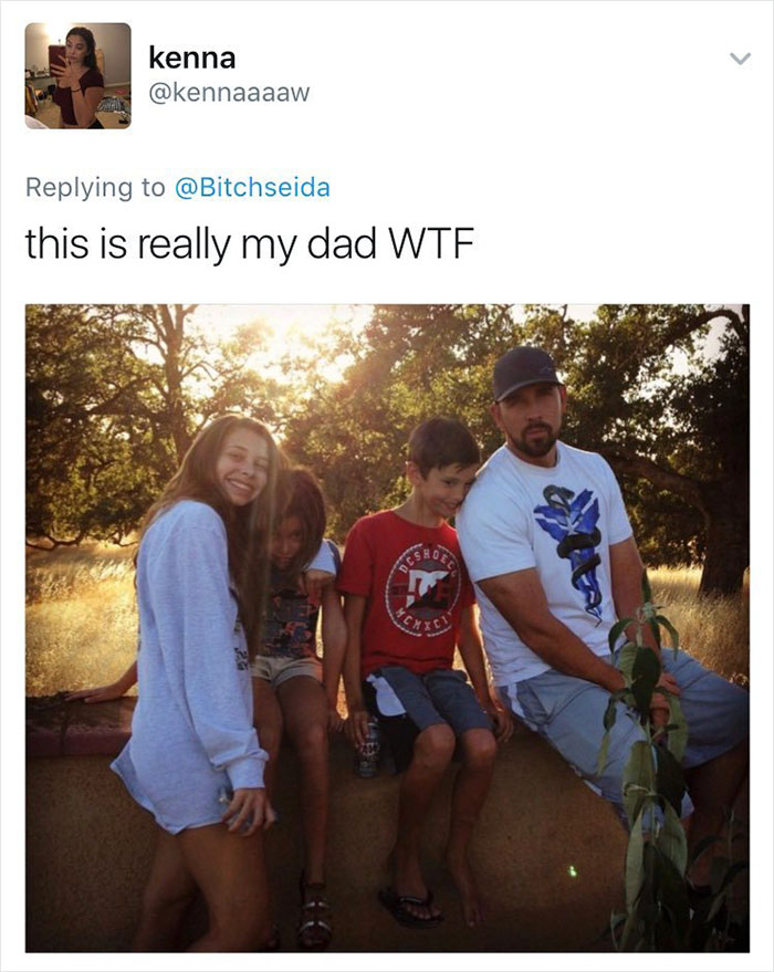 Woman Shares Photo Of Her Mom With Her New Boyfriend, Another Girl Recognizes Her Own Dad And Gets Confused