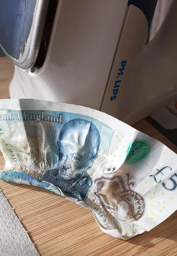 Ironing The New UK Notes... Great Idea