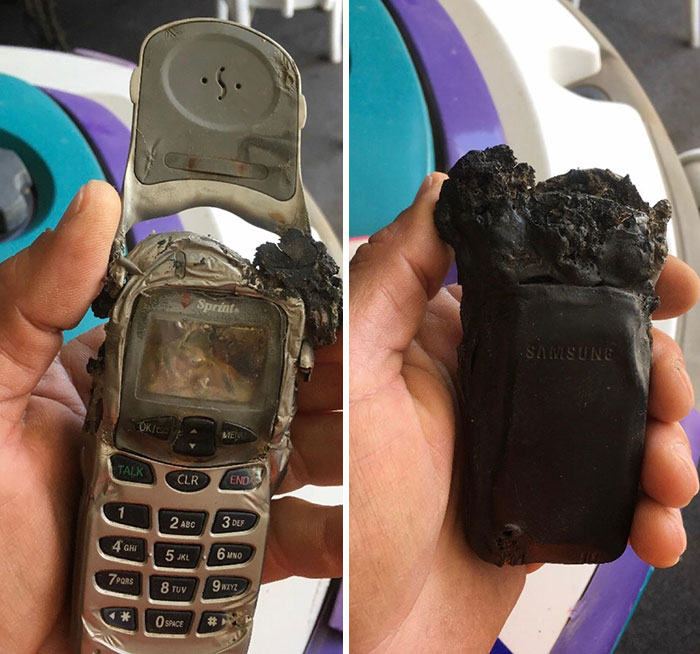 When I Was 3-Years-Old I Decided To Put My Dad's Brand New Cellphone In The Microwave