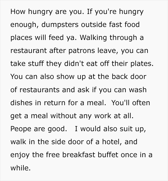 Person Shares 21 Tips On How To Prepare For Being Homeless In America