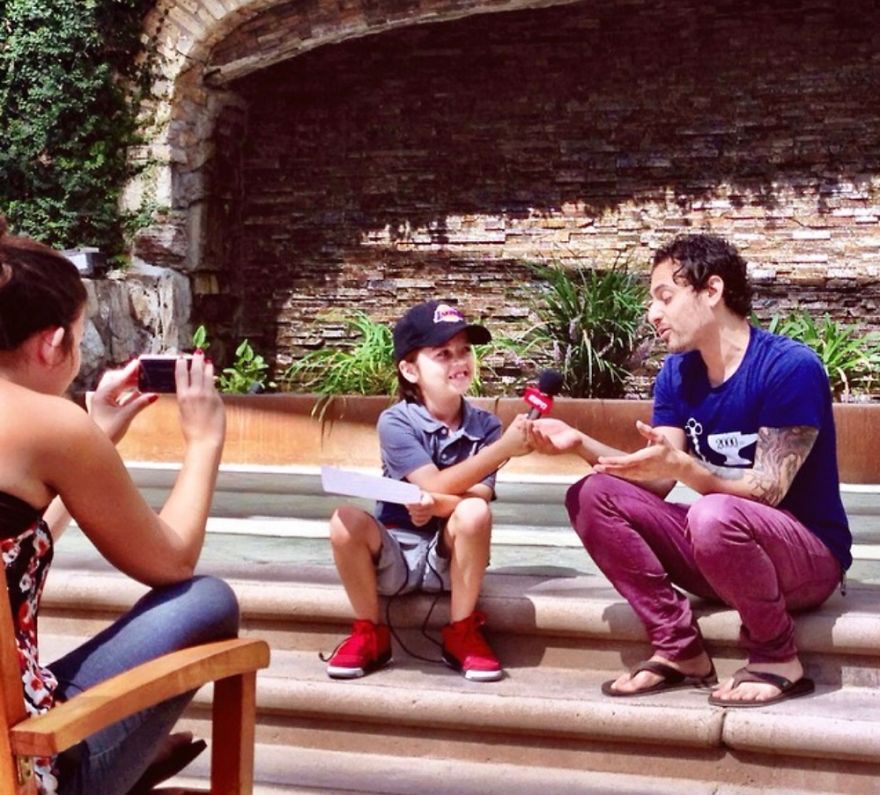 My 15 Year Old Son Already Has An Impressive Journalist Resume, Starting From When He Was 5.