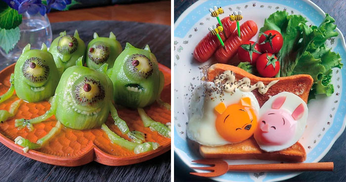 Mom Of Three From Japan Comes Up With Incredibly Creative Meals For Her Kids (30 Pics)