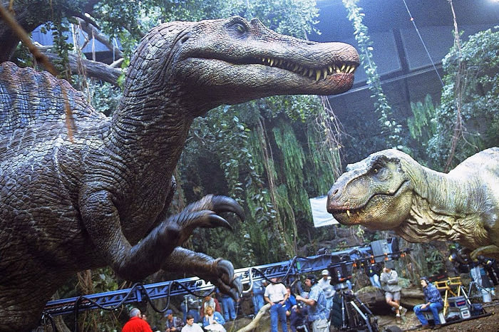 El espinosaurio de Parque Jurásico 3 fue el animatronic más grande jamás construido