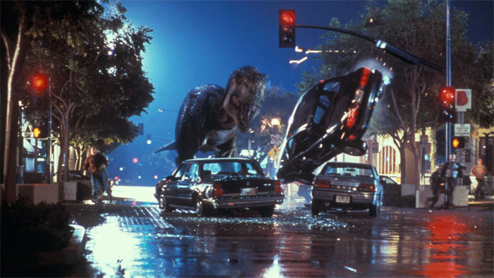 El mundo perdido tuvo un momento a lo Godzilla intencionado