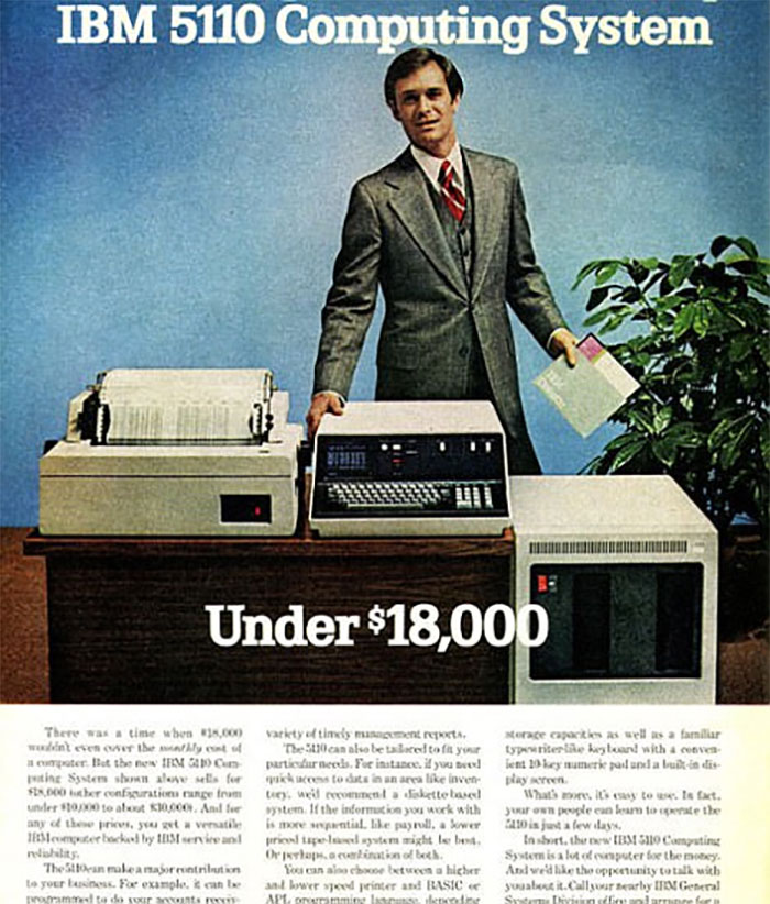 The 1978 Ibm 5110: $18,000