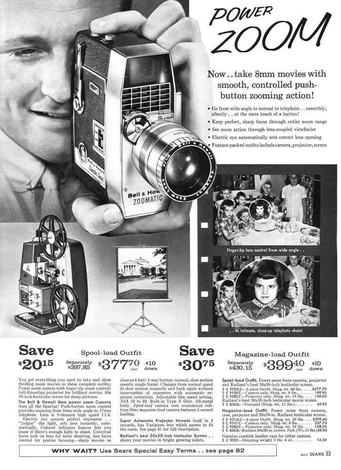 Bell & Howell 8mm Camera: $207.70