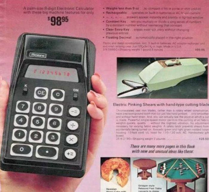 Sears 8-Digit Electronic Calculator: $98.95
