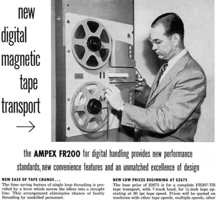 Ampex Fr200 Tape Transport: $2,675.00