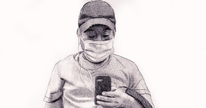 mål krydstogt FALSK New Yorker Draws Sketches Of Masked Strangers On The Subway, Captures The  Spirit Of The Times | Bored Panda