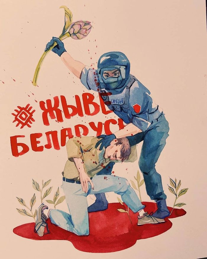 Artists With Belarus - Powerful Art Movement Showing Solidarity With Belarus People