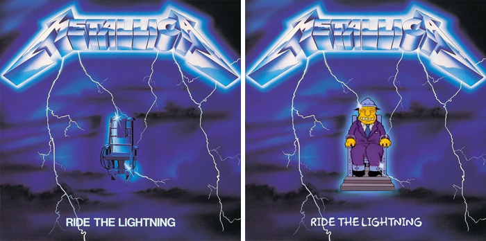 Someone Recreates 65 Metal Album Covers With Characters From The Simpsons And It’s Hilariously Accurate
