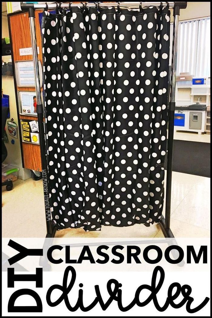 Use Shower Curtains For Classroom Dividers