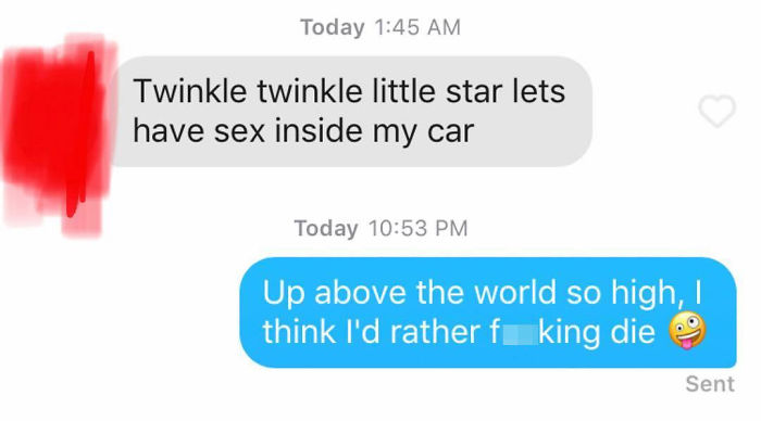 Tinder sex lines