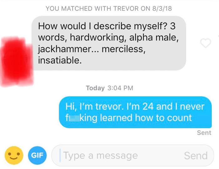 Witty tinder bios male