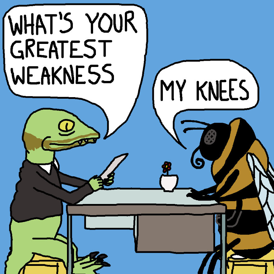 Jolly Croc Interviewing Period Bumblebee For A Job