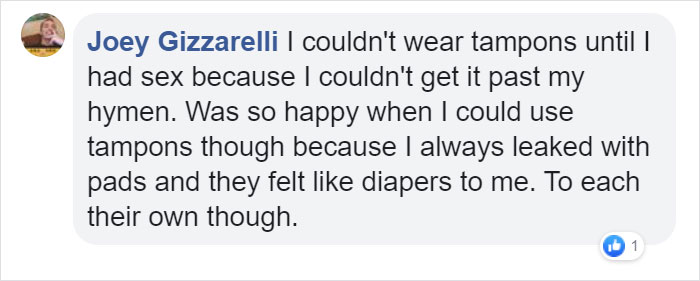 Person Questions Why Tampons Are Seen As Cool And Pads Aren’t, Someone Explains How It Happened