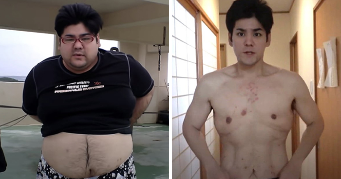 Guy Loses Half Of His Body Weight In A Year And Looks Unrecognizable