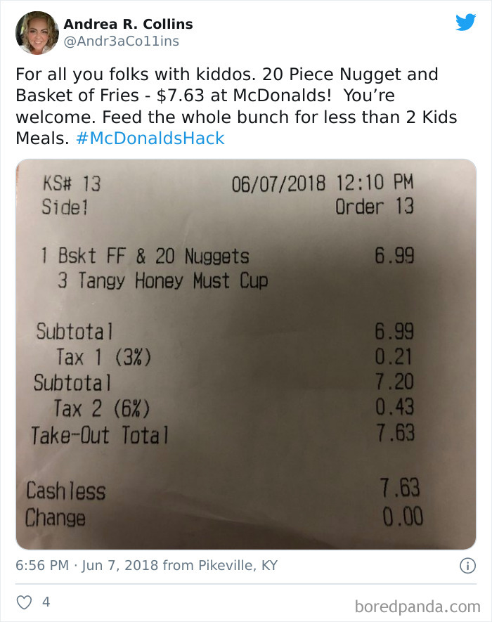McDonald's Hacks