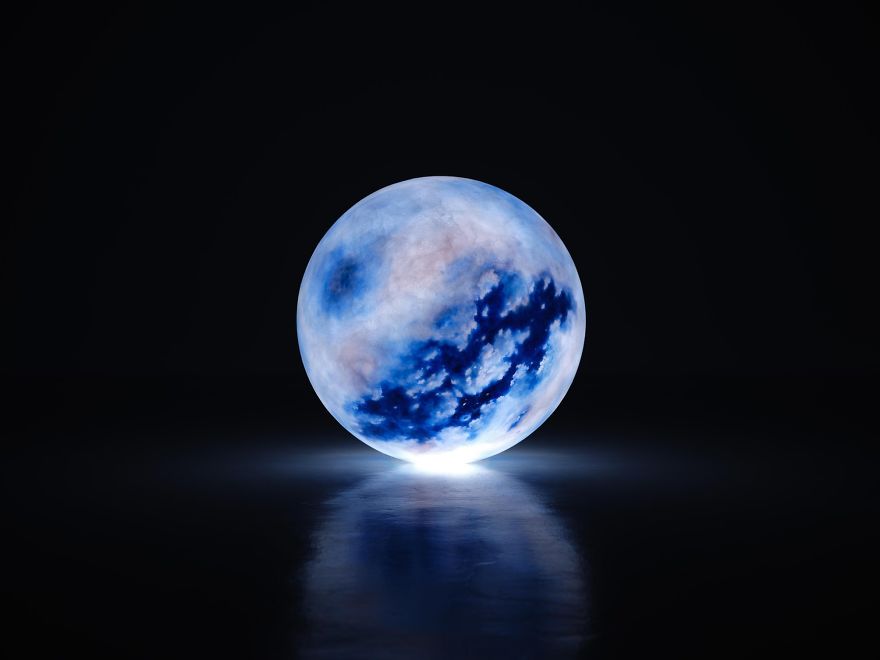 Handcrafted Planet - Moon Titan Handcrafted Planet - Moon Titan